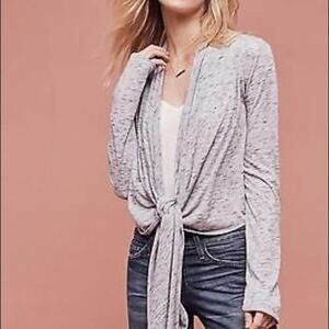 Anthropologie Pure + Good Cascadia Wrap Knit Cardigan
